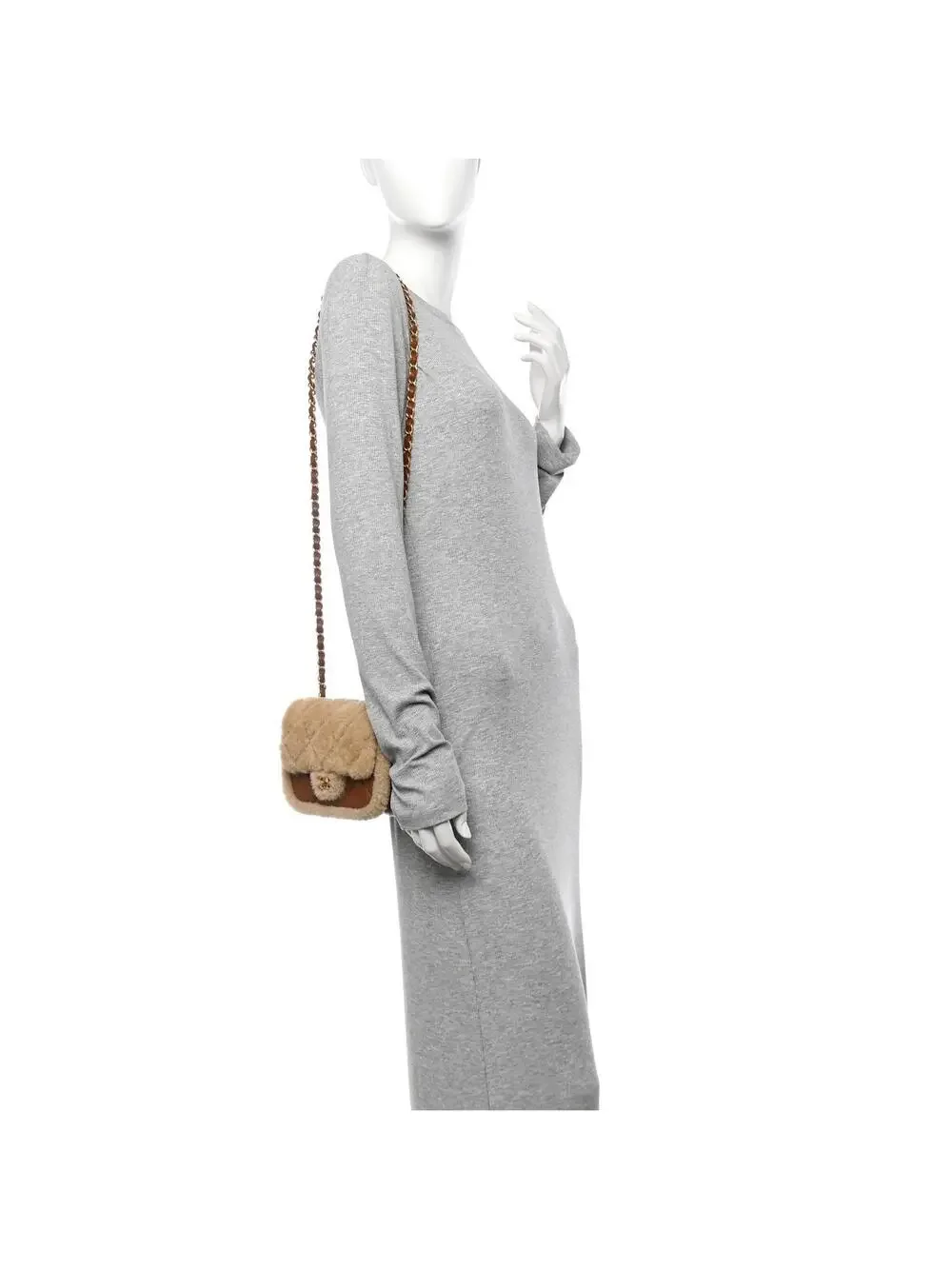 Chanel Shearling Lambskin Quilted Mini #270144C99B